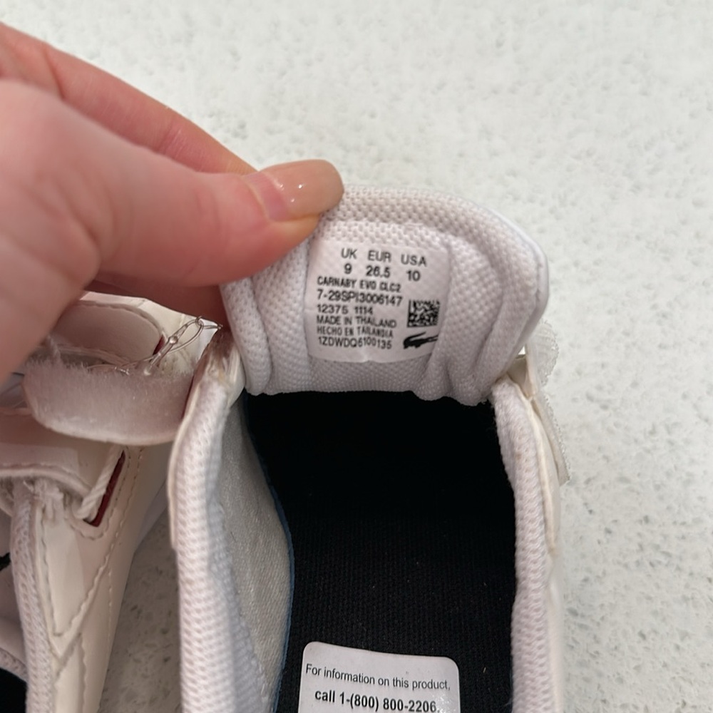 Lacoste Velcro Shoes - Picture 5 of 5
